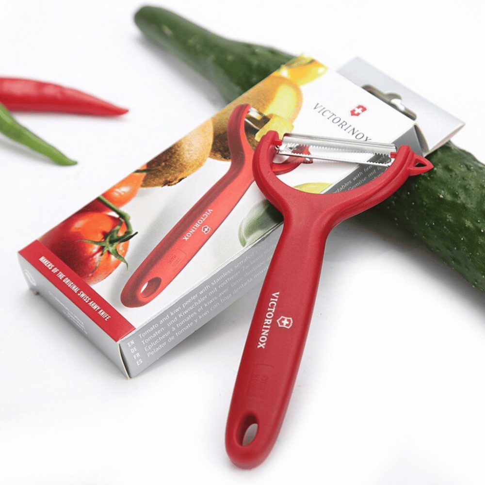 Dụng Cụ Nạo Rau Củ Đa Năng Chữ Y Victorinox màu đỏ