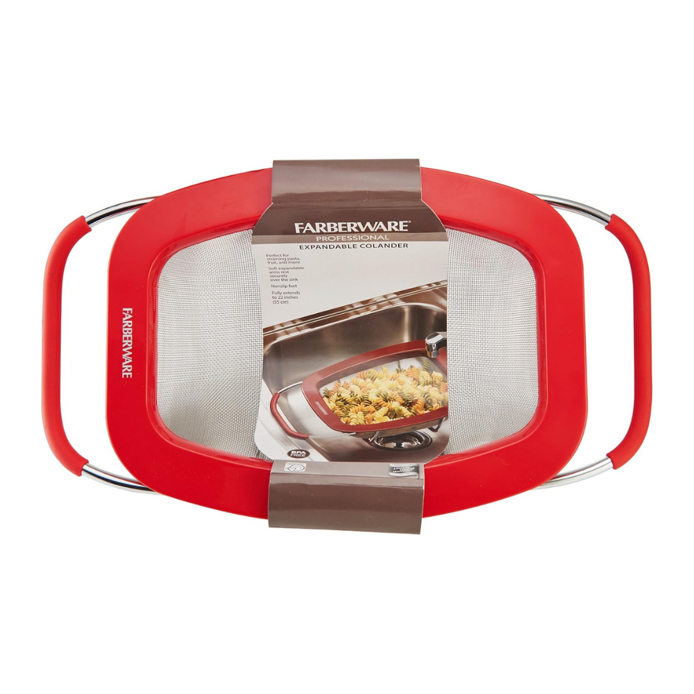 Rổ ngang Farberware màu đỏ