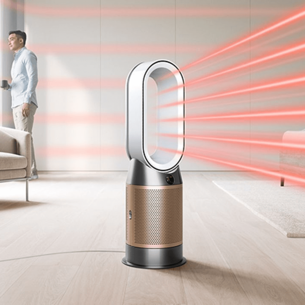Quạt không cánh Dyson 3in1 Purifier HP09 quạt nóng lạnh kèm lọc không khí nội địa Đức
