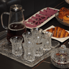 Bộ sét pha lê 6 tách trà Bohemia M57 120ml