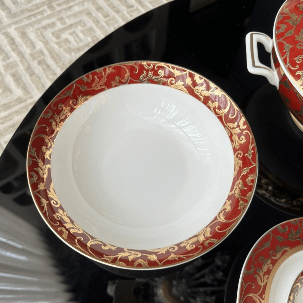 Bộ đồ ăn hoa dây đỏ KV 41 món SPEDONA