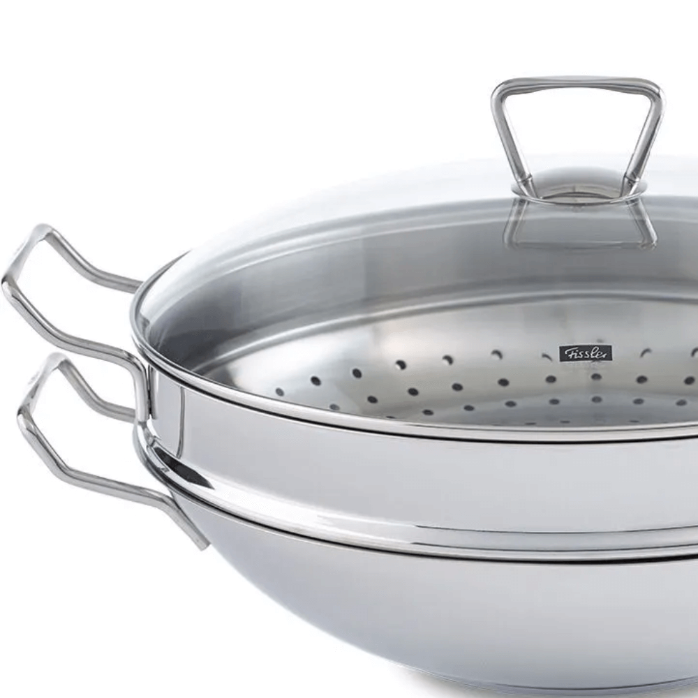 Chảo sâu lòng Fissler Nanjing 36cm kèm xửng hấp