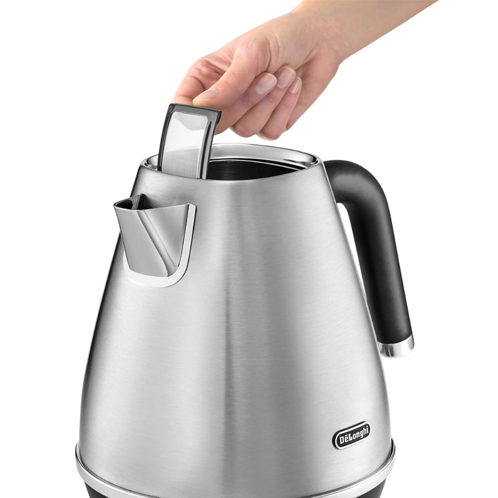 Ấm siêu tốc De'Longhi Distinta X 1,7L màu inox