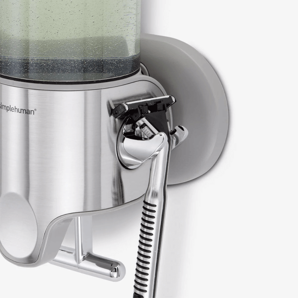 Set 2 bình đựng dầu gội, sữa tắm treo tường Simplehuman