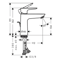 Vòi chậu Lavabo Hansgrohe 71710000