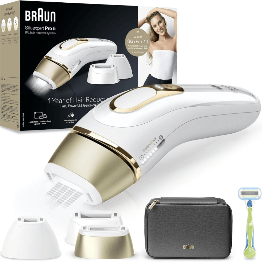 Máy triệt lông BRAUN Silk-expert Pro 5 PL5243 3 đầu triệt lông