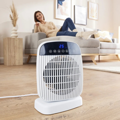 Quạt sưởi Silvercrest SHLF 2000 E4 2000W màu trắng