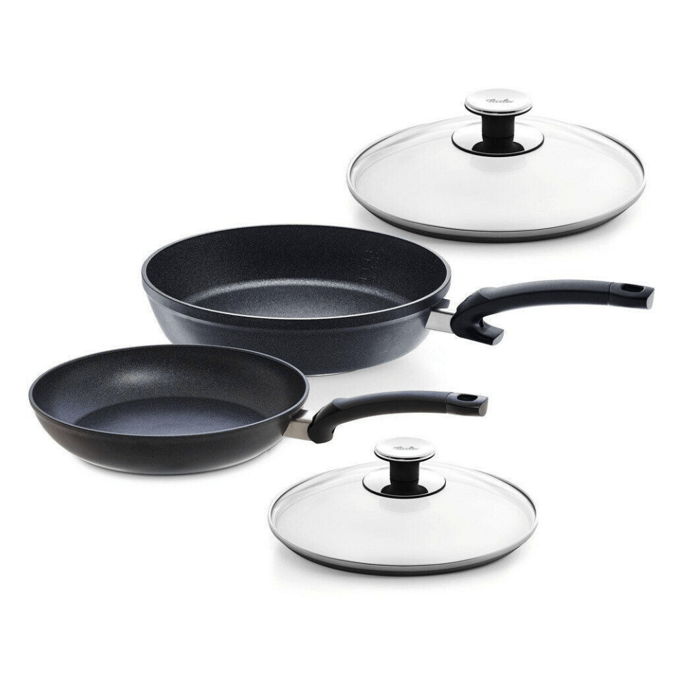 Chảo chống dính Fissler Adamant Classic 24cm kèm vung kính made in Germany