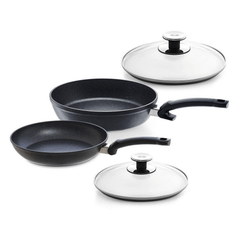Chảo chống dính Fissler Adamant Classic 24cm kèm vung kính made in Germany