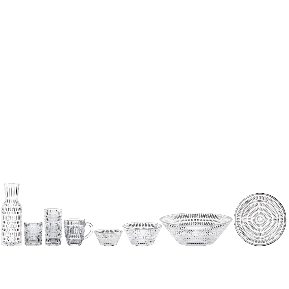 Set 3 bát và đĩa pha lê NACHTMANN Ethno 105766 11cm và 22cm