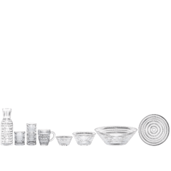 Set 3 bát và đĩa pha lê NACHTMANN Ethno 105766 11cm và 22cm