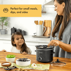 Nồi nấu chậm Crock Pot 1,8L màu đen