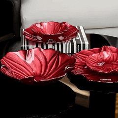 Tô Magnolia đỏ 19cm IVV