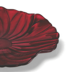 Đĩa Magnolia đỏ 37cm IVV