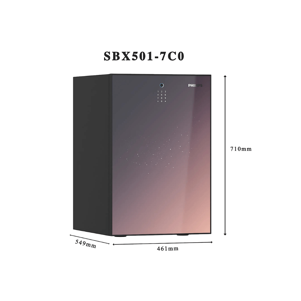 Két sắt Philips SBX501-7C0 111,1 Kg màu thiên hà tím