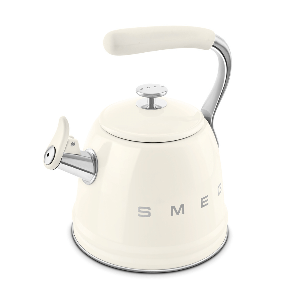 Ấm đun từ thổi sáo SMEG CKLW2001CR màu kem