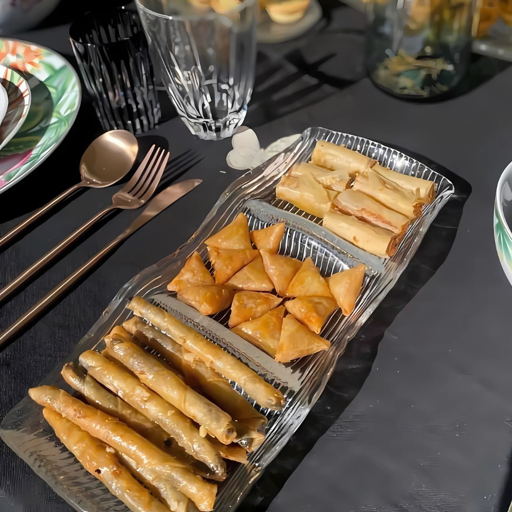 Khay chữ nhật 3 ngăn 33x14 All In One IVV