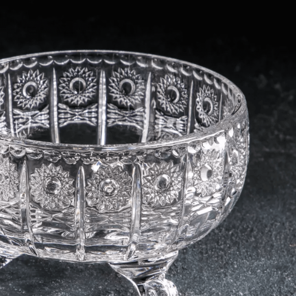 Tô 3 chân M57 12.5cm Crystal Bohemia