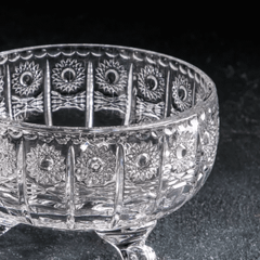 Tô 3 chân M57 12.5cm Crystal Bohemia