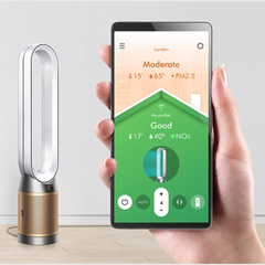 Quạt không cánh kèm lọc không khí DYSON Pure Cool Link TP09 màu xám niken