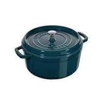 Nồi tròn STAUB Cocotte 28cm xanh cổ vịt