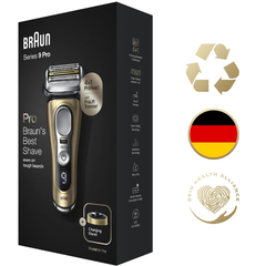 Máy cạo râu BRAUN Series 9 Pro 9419s made in Germany màu vàng đồng bản giới hạn