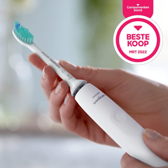 Bàn chải điện Philips HX3673/13 series 3100 màu trắng kèm hộp đựng du lịch