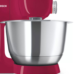 Máy trộn bột đa năng BOSCH MUM58720 màu đỏ bạc