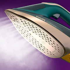 Bàn là Philips Azur 8000 DST8030/70 3000W màu xanh gold nội địa Đức