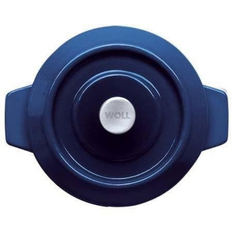 Set 2 nồi gang WOLL 10cm màu xanh nội địa Đức