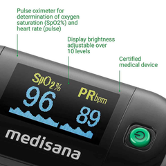 Máy đo nồng độ oxy Medisana PM100 Màu Đen 79454