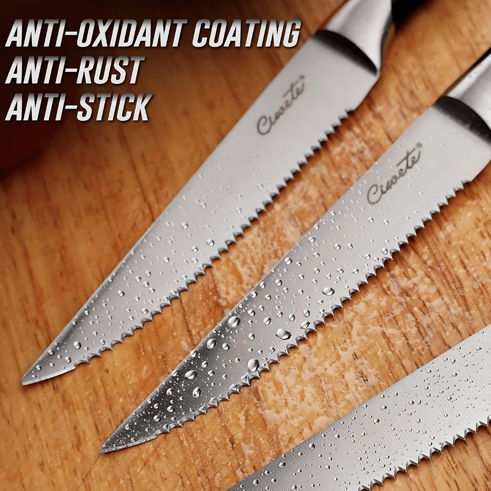 Bộ dao cắt steak 6 món cao cấp Ciwete