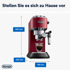 Máy pha cà phê De'Longhi EC 685.R Espresso màu đỏ