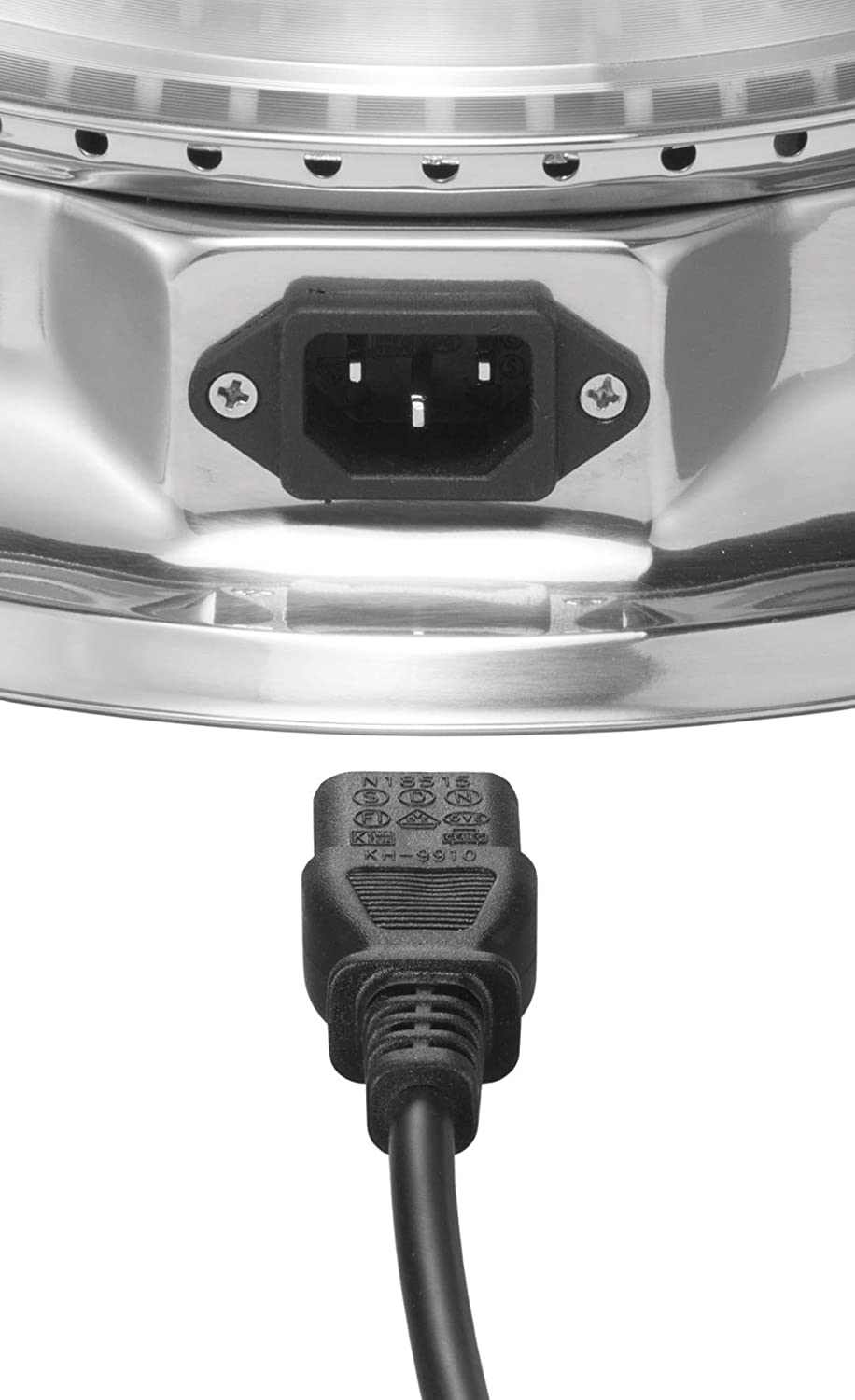 Nồi lẩu nướng 2 in 1 Unold 48746 được làm bằng thép không gỉ,