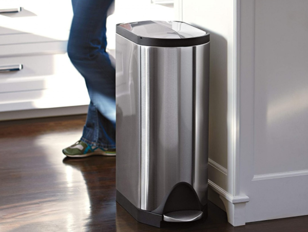 Thùng rác cánh bướm simplehuman 18 lít