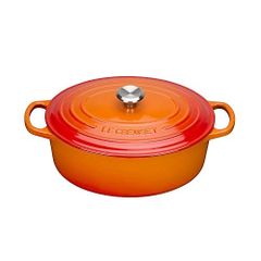 Nồi gang oval Le Creuset 31cm màu cam orange