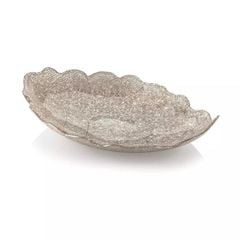 Đĩa Centrepiece Madagascar Beige Glitter 57x37.5cm IVV 6551.3