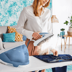 Bàn là hơi nước cao cấp Tefal SV9202 Express Protect màu xanh blue