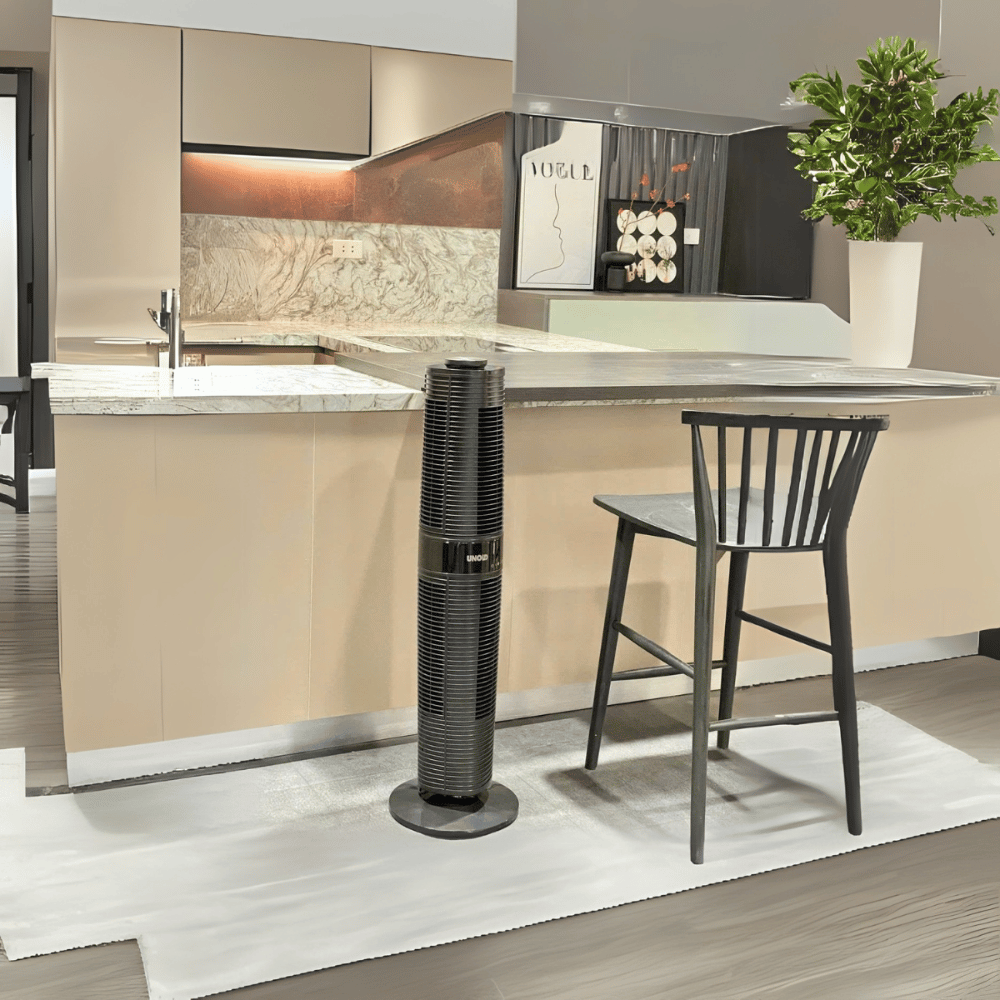 Quạt tháp UNOLD Super air Smart 360 màu đen/ trắng