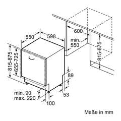 Máy rửa bát âm toàn phần BOSCH SGV4HCX48E serie 4