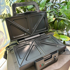 Máy nướng bánh mì sandwich Silvercrest XXL SSWM 900W màu đen