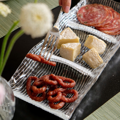 Khay chữ nhật 3 ngăn 33x14 All In One IVV