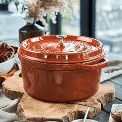 Nồi tròn STAUB Cocotte Cannelle 24cm màu cam quế