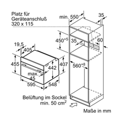 Lò nướng kèm vi sóng BOSCH CMG633BS1 serie 8