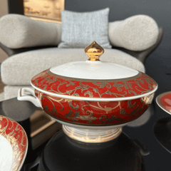 Bộ đồ ăn hoa dây đỏ KV 41 món SPEDONA