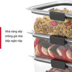 Sét hộp Tritan Rubbermaid Brilliance 24 món - Made in USA