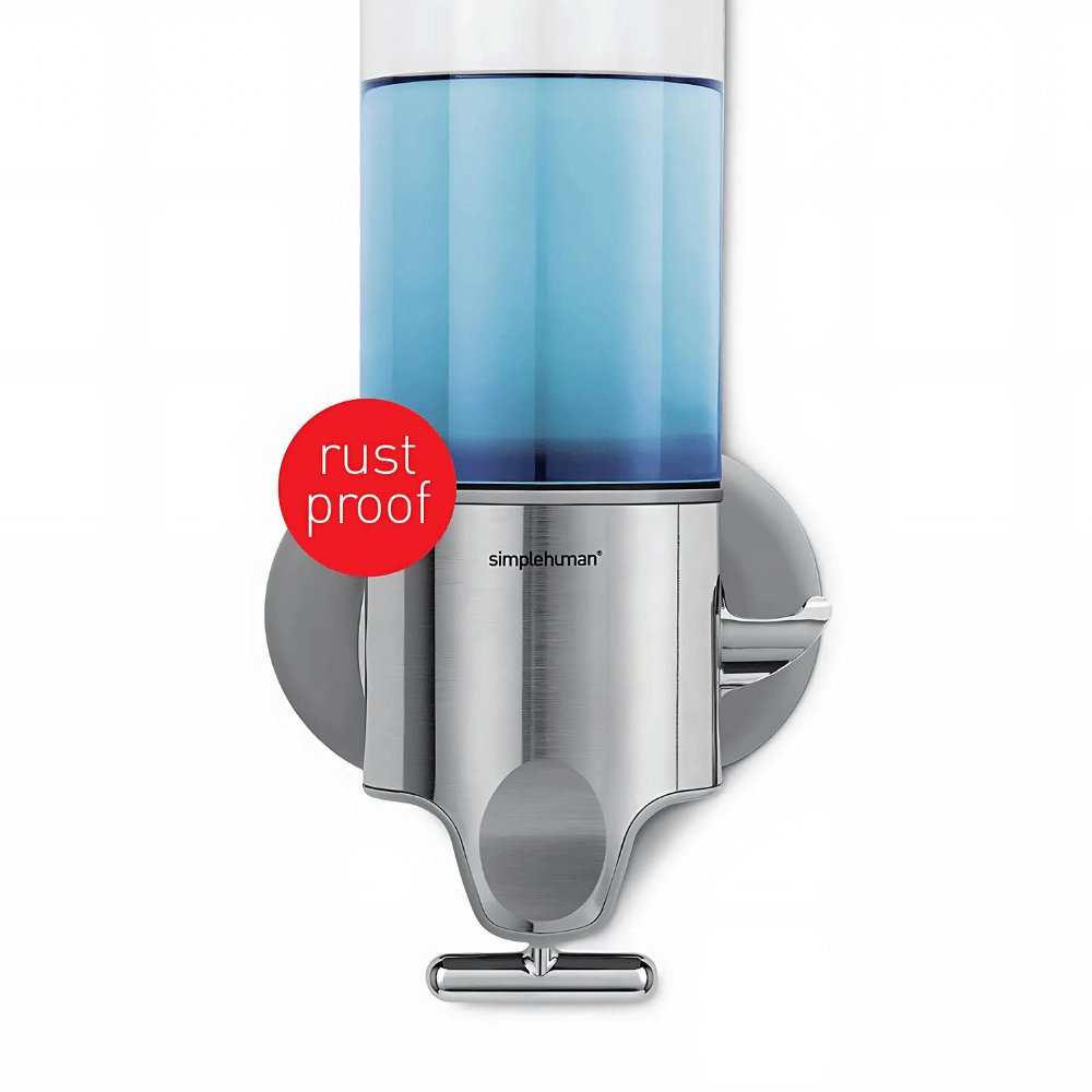 Set 2 bình đựng dầu gội, sữa tắm treo tường Simplehuman