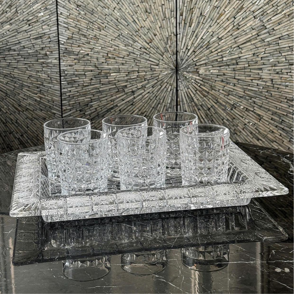 Đĩa chữ nhật M57 41cm Crystal Bohemia