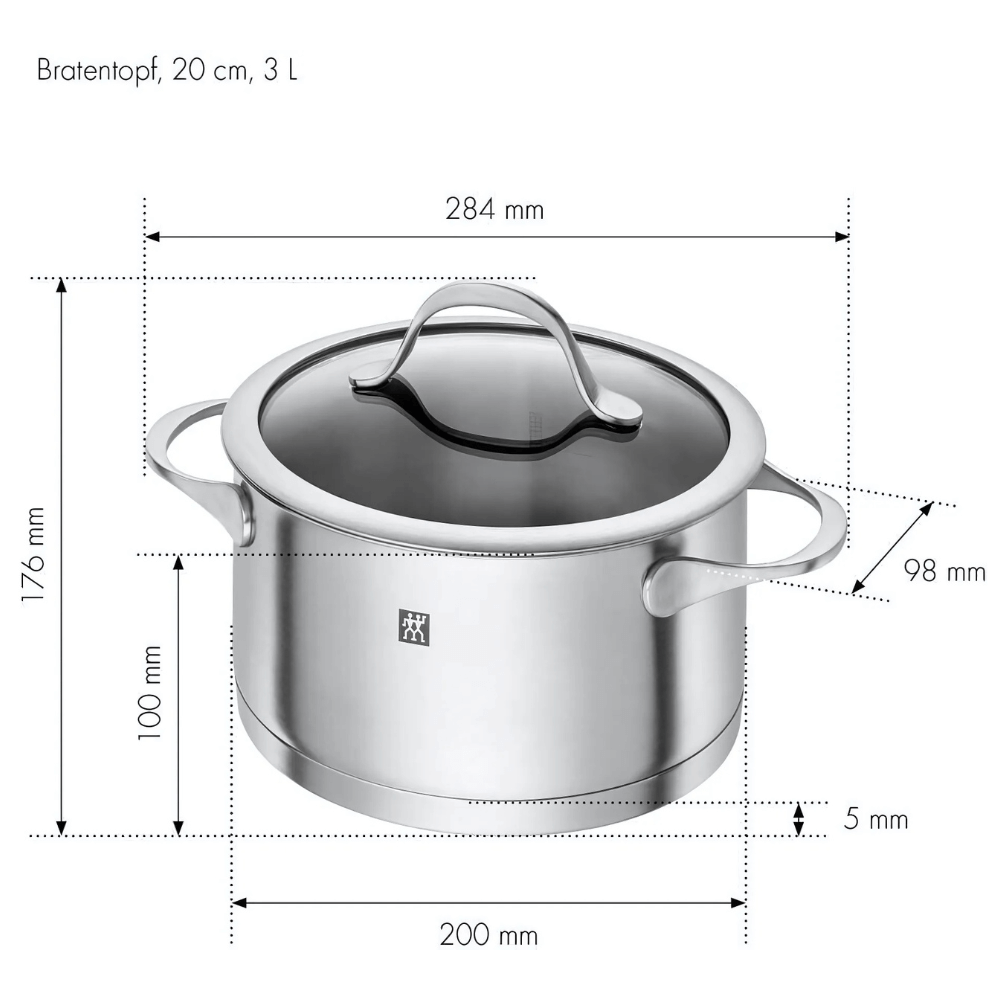 Bộ nồi ZWILLING Essence 4 món kèm quánh