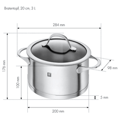 Bộ nồi ZWILLING Essence 4 món kèm quánh